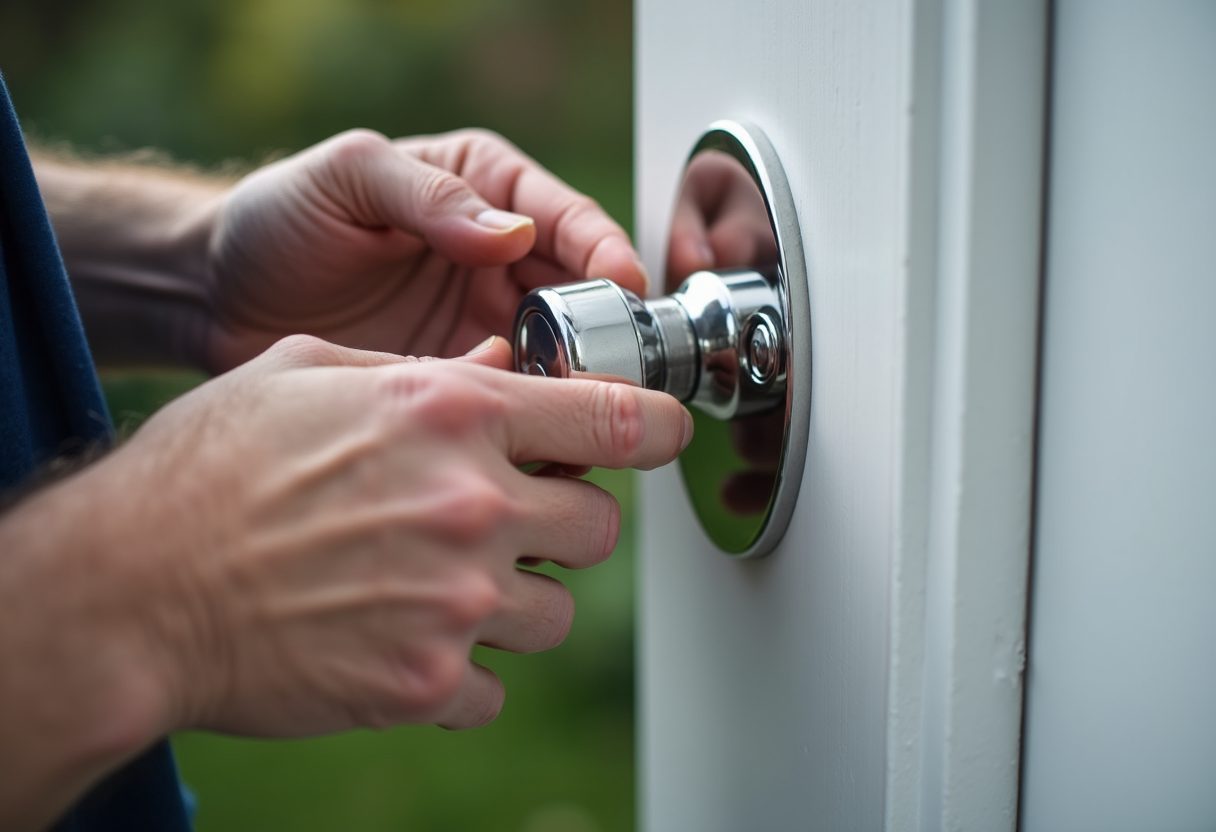 Verity Locksmith engineer at work